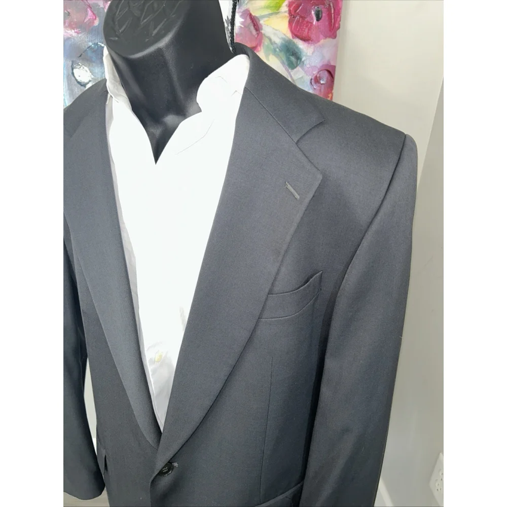 Sanlorenzo 40R Dark Gray Wool Jacket